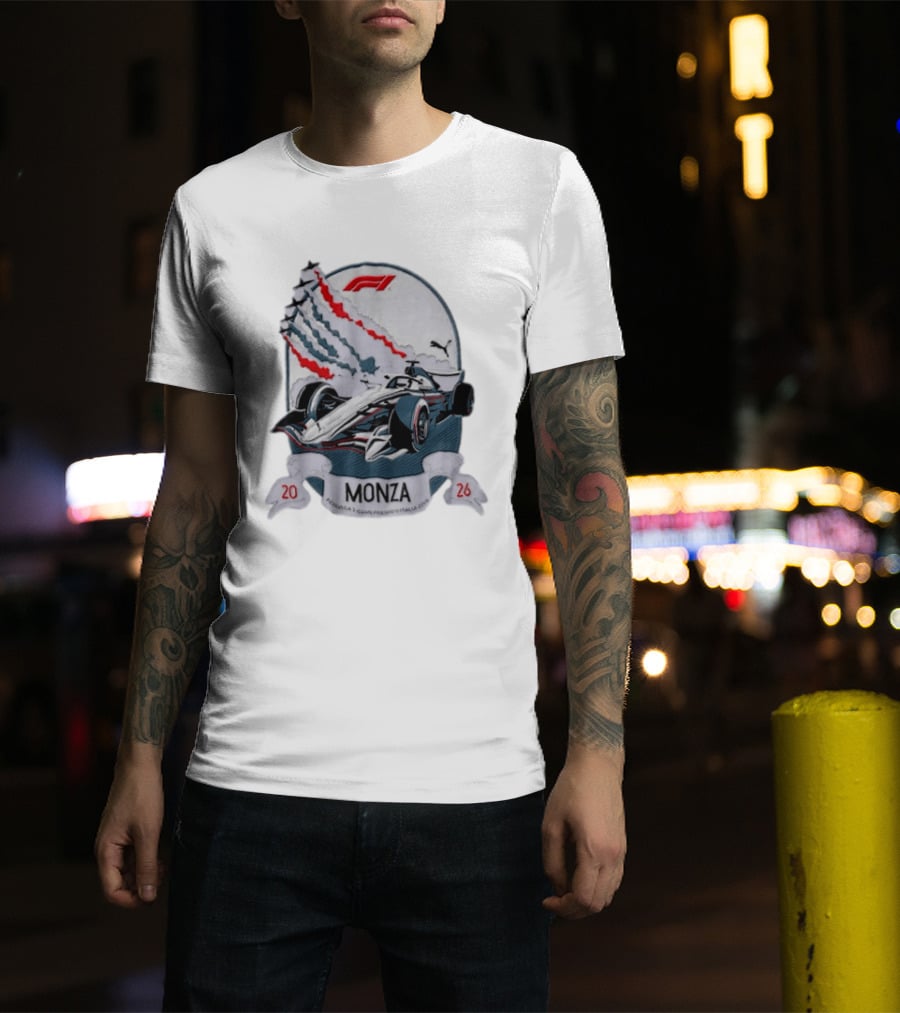 F1 Monza 2026 Italian Grand Prix Puma Racing Car T-Shirt