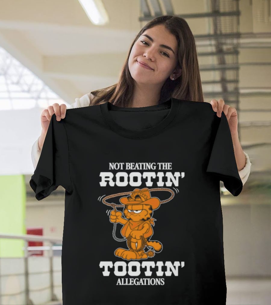 Lasagna Cat Not Beating The Rootin' Tootin' Allegations Cowboy T-Shirt
