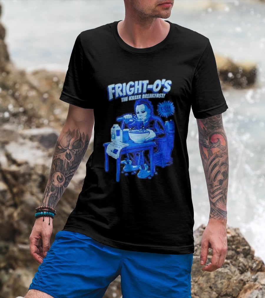 Fright O's The Killer Breakfast Cereal Halloween Michael Myers Killer Taste T-Shirt