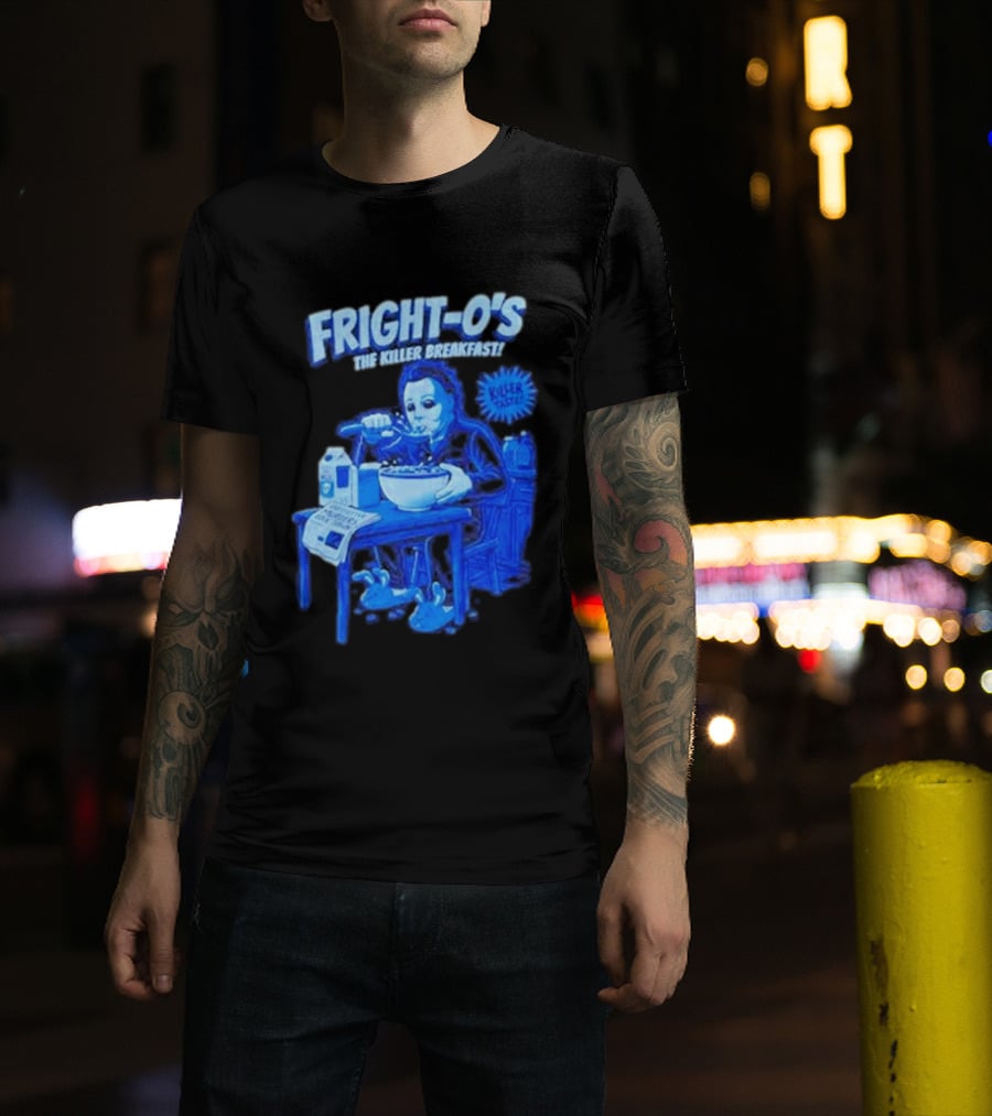 Fright O's The Killer Breakfast Cereal Halloween Michael Myers Killer Taste T-Shirt