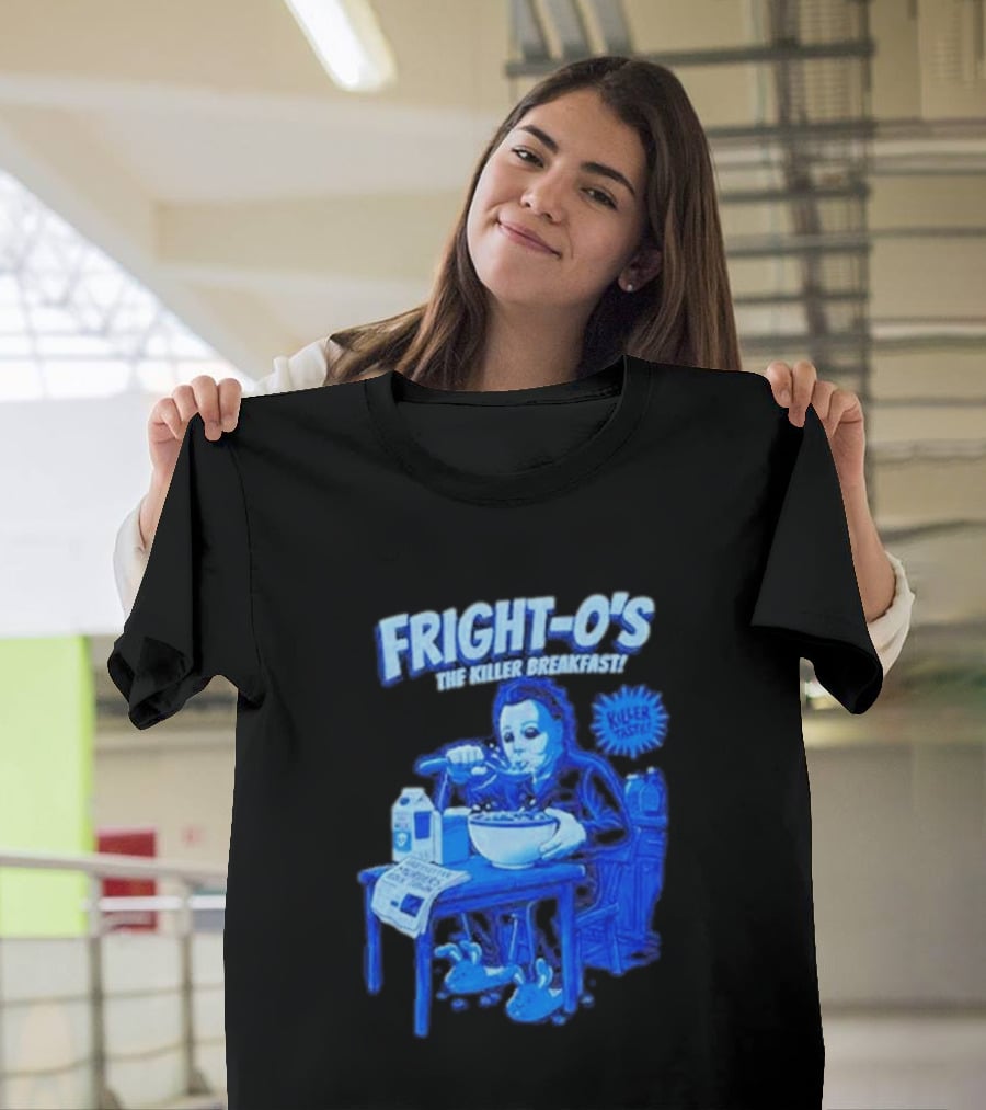 Fright O's The Killer Breakfast Cereal Halloween Michael Myers Killer Taste T-Shirt