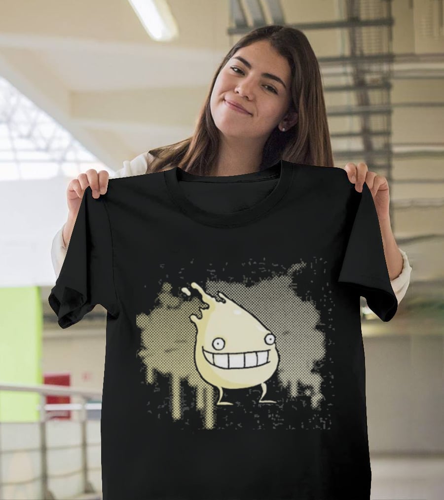I'm Telling Smiling Blob With Wide Grin And Paint Splash T-Shirt