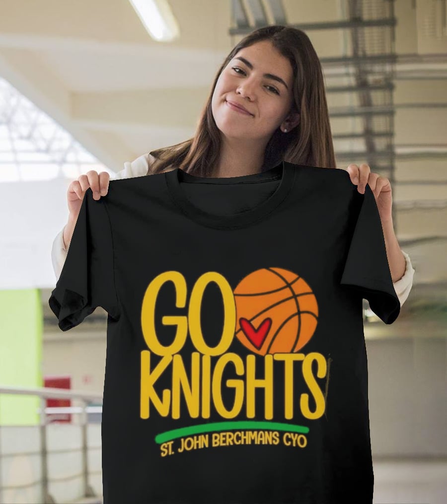 Go Knights St. John Berchmans CYO Basketball Pride T-Shirt