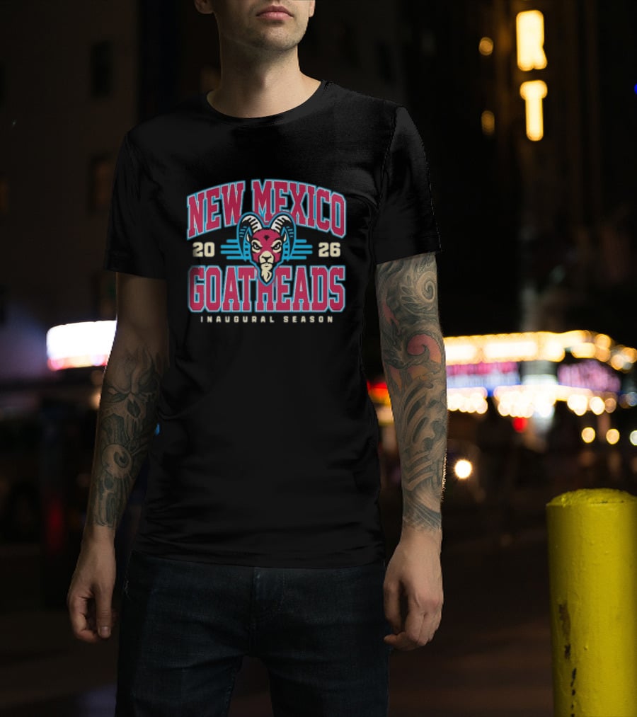 New Mexico Goatheads 2026 Inaugural Season Hockey T-Shirt