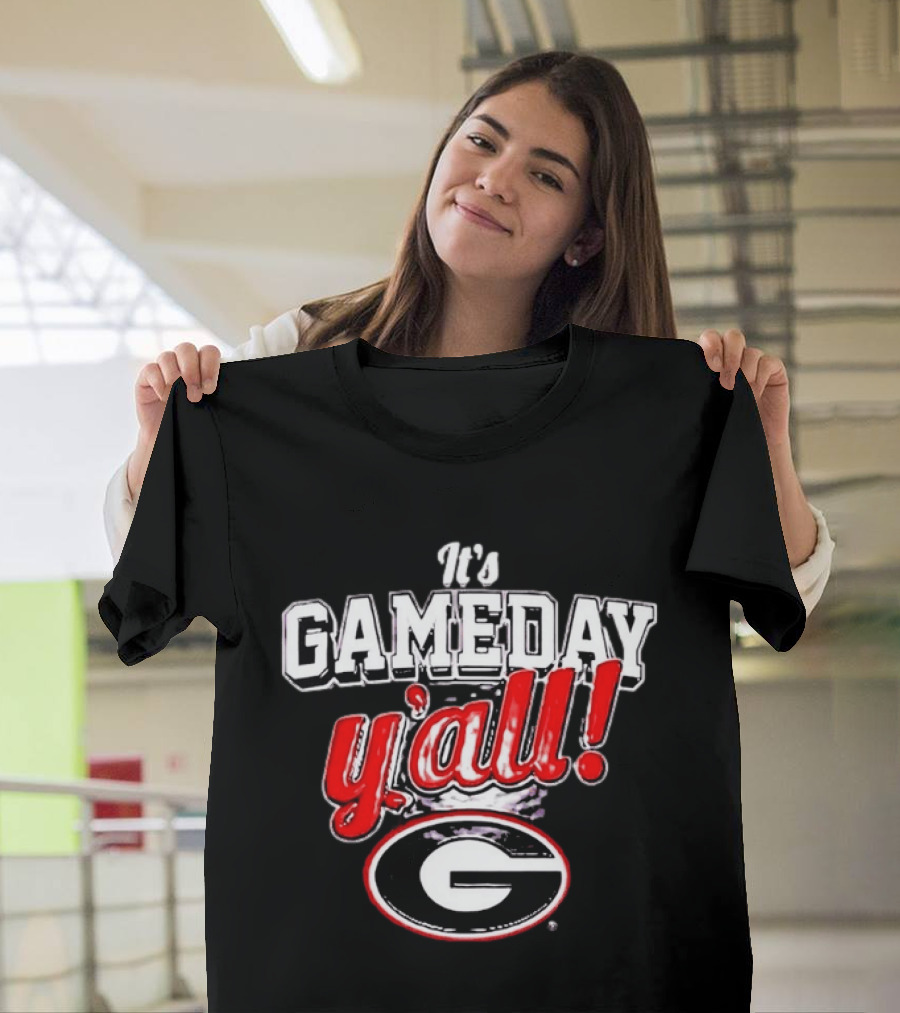It's Gameday Y'all Georgia Bulldogs UGA Football T-Shirt