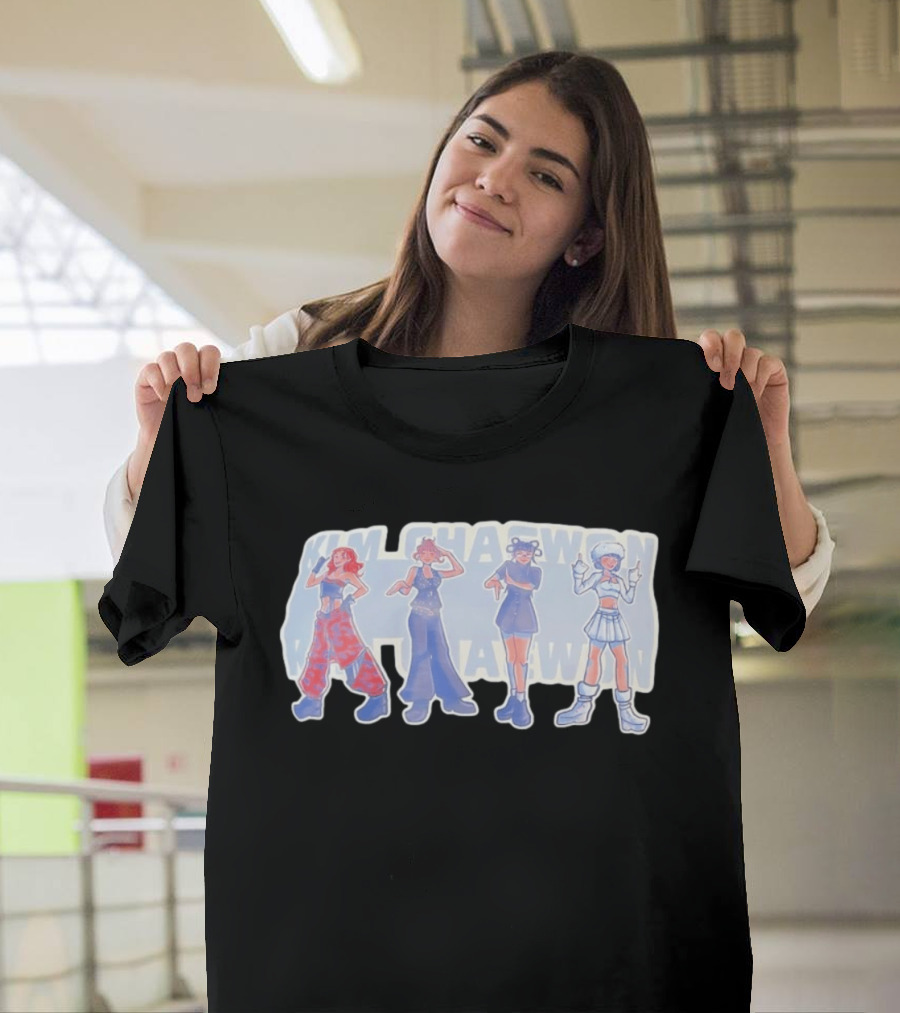 Kim Chaewon Le Sserafim K Pop Fashion Styles T-Shirt