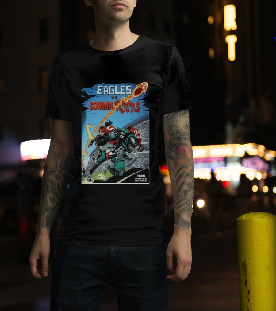 Eagles Vs Commanders September 13 2026 Lincoln Financial Field Football T-Shirt