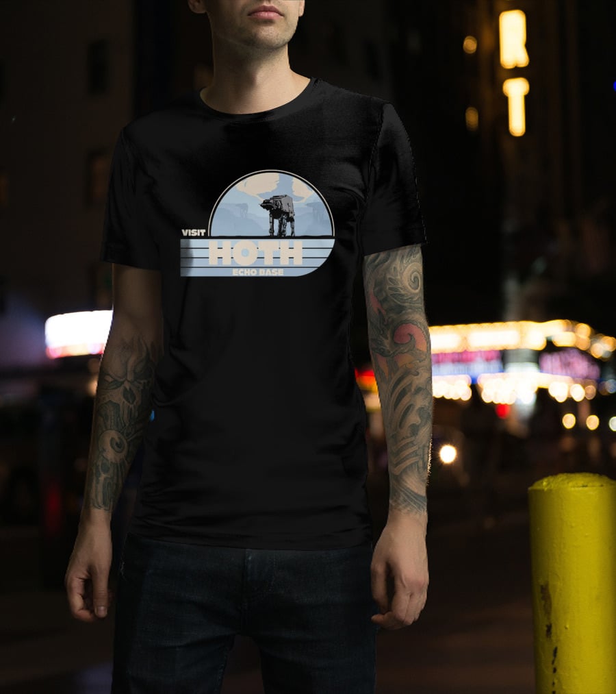 Visit Hoth Echo Base Star Wars AT AT Adventure T-Shirt