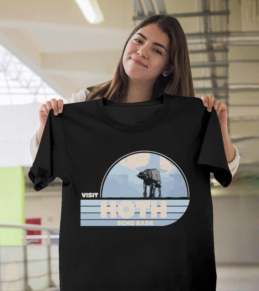 Visit Hoth Echo Base Star Wars AT AT Adventure T-Shirt