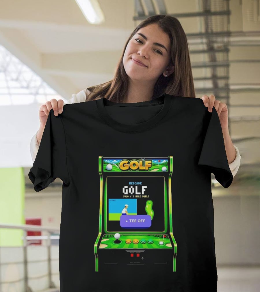 Webcade Golf Arcade Off Solo 3 Hole Duels T-Shirt