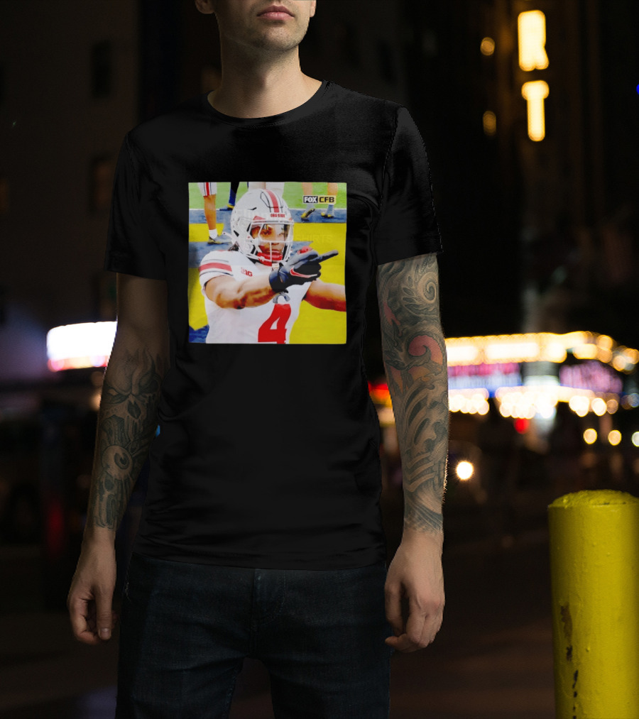 Ohio State Player Gesture Against Michigan Football T-Shirt
