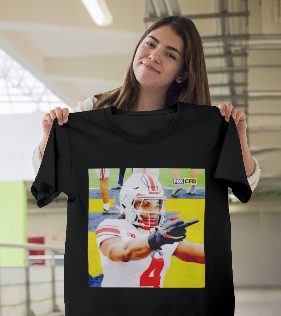 Ohio State Player Gesture Against Michigan Football T-Shirt