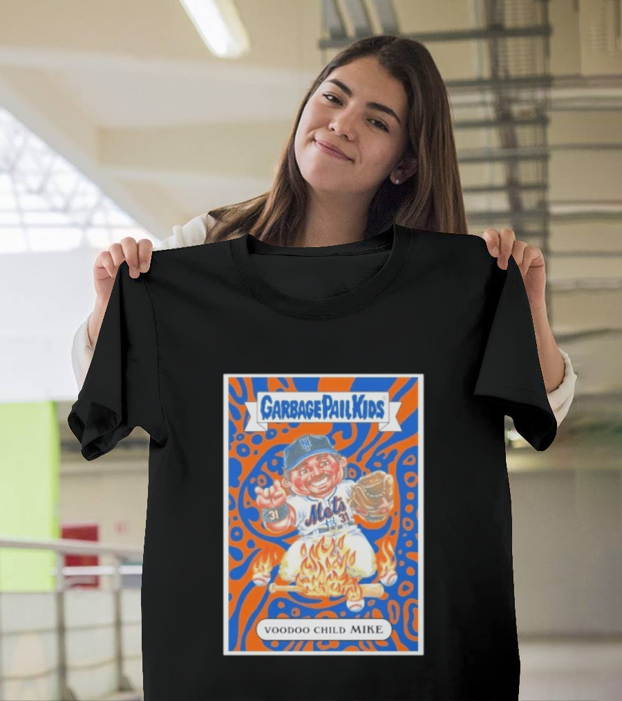 Garbage Pail Kids Mets Voodoo Child Mike Piazza Cards T-Shirt