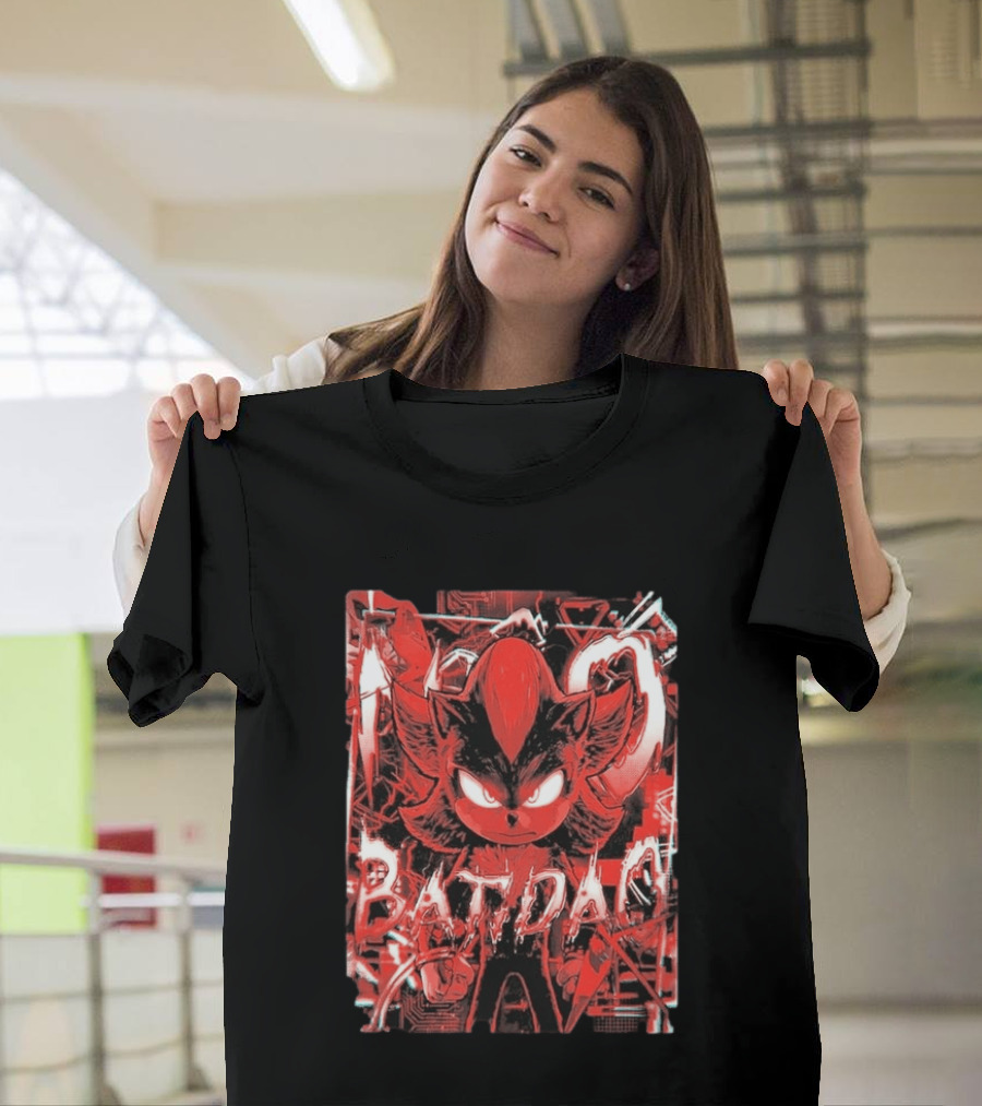 No Batidao Red Black Anime Character Energetic T-Shirt