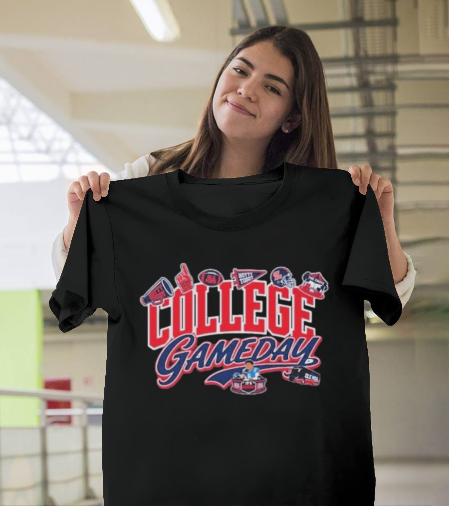 College Gameday Ole Miss September 19 2026 Football Tailgate Party T-Shirt