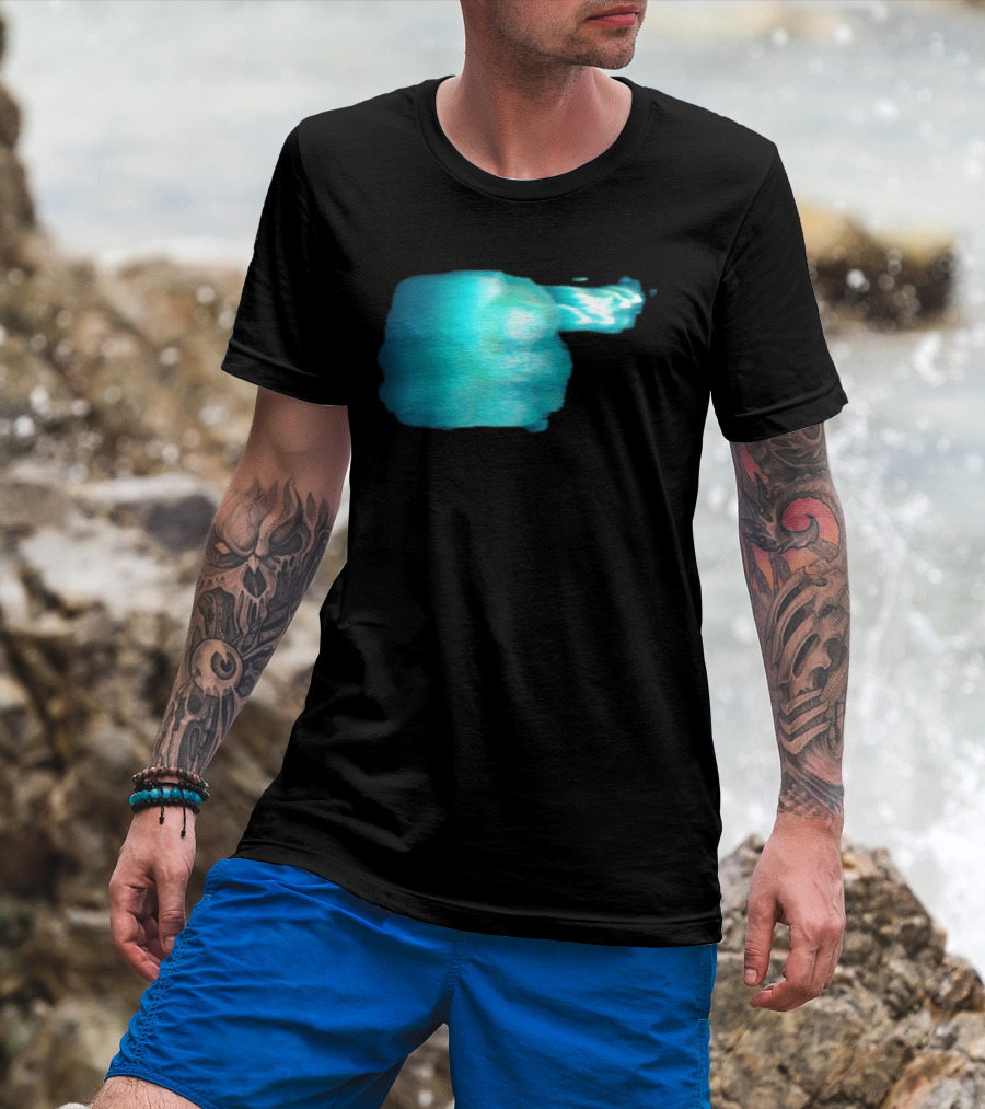 Phoebe Bridgers The Lost Tour 2026 Cyan Electric Aura T-Shirt