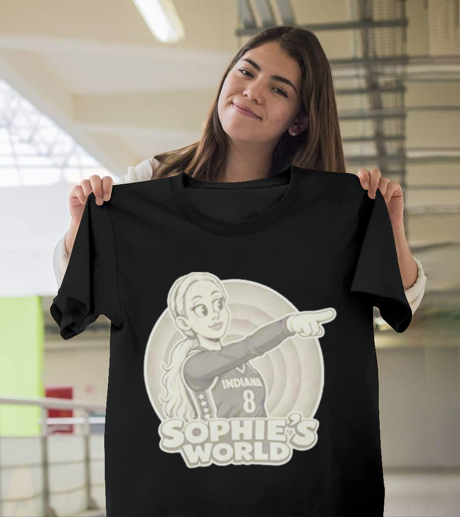 Indiana Fever Sophie's World 8 Basketball Swag T-Shirt
