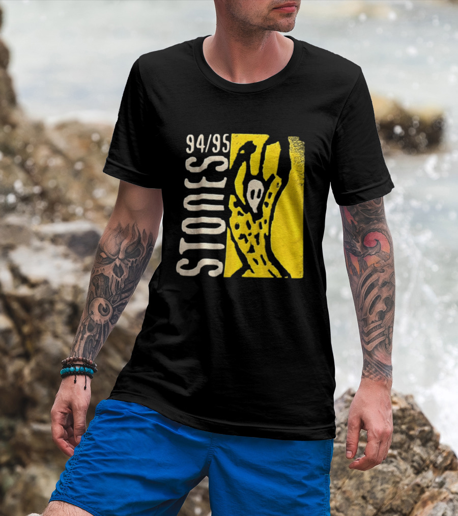 Stones 94 95 Yellow Voodoo Creature Sketch T-Shirt