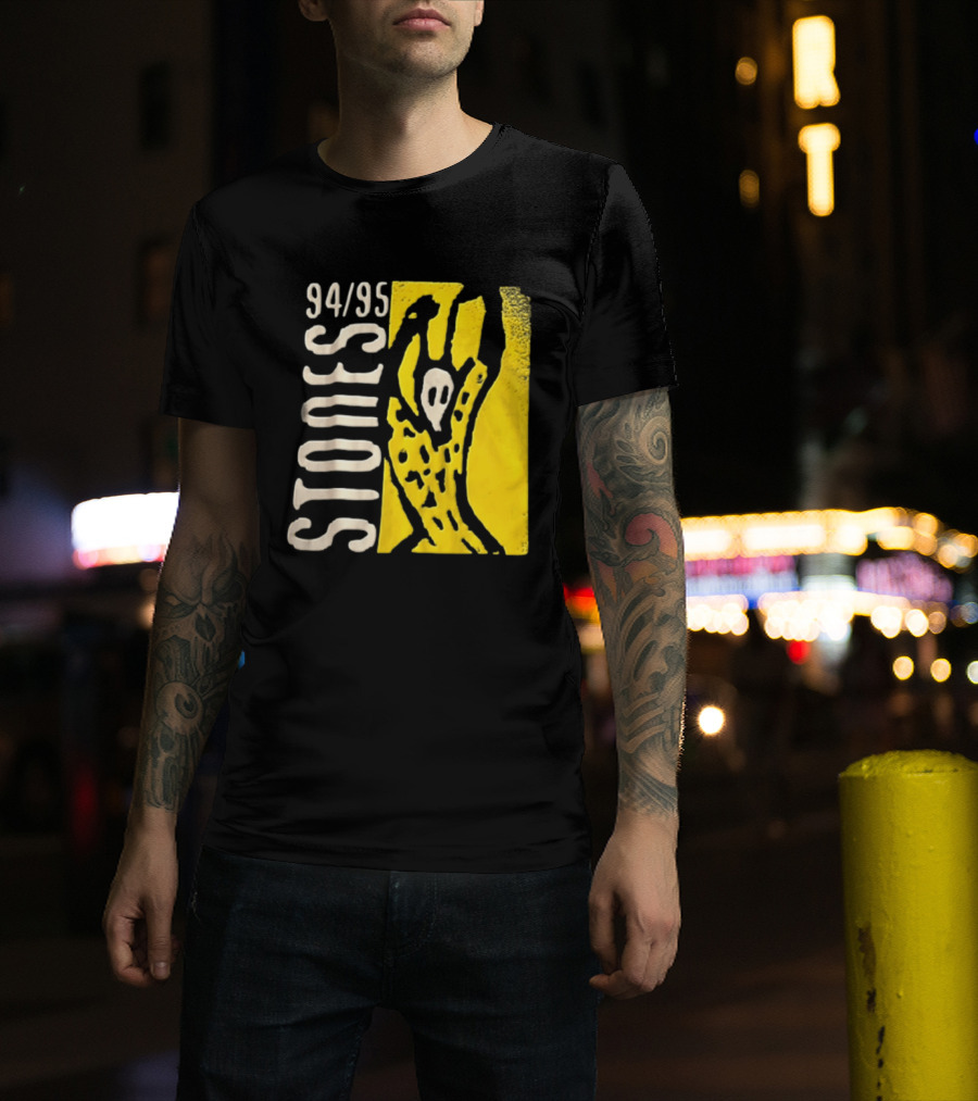 Stones 94 95 Yellow Voodoo Creature Sketch T-Shirt