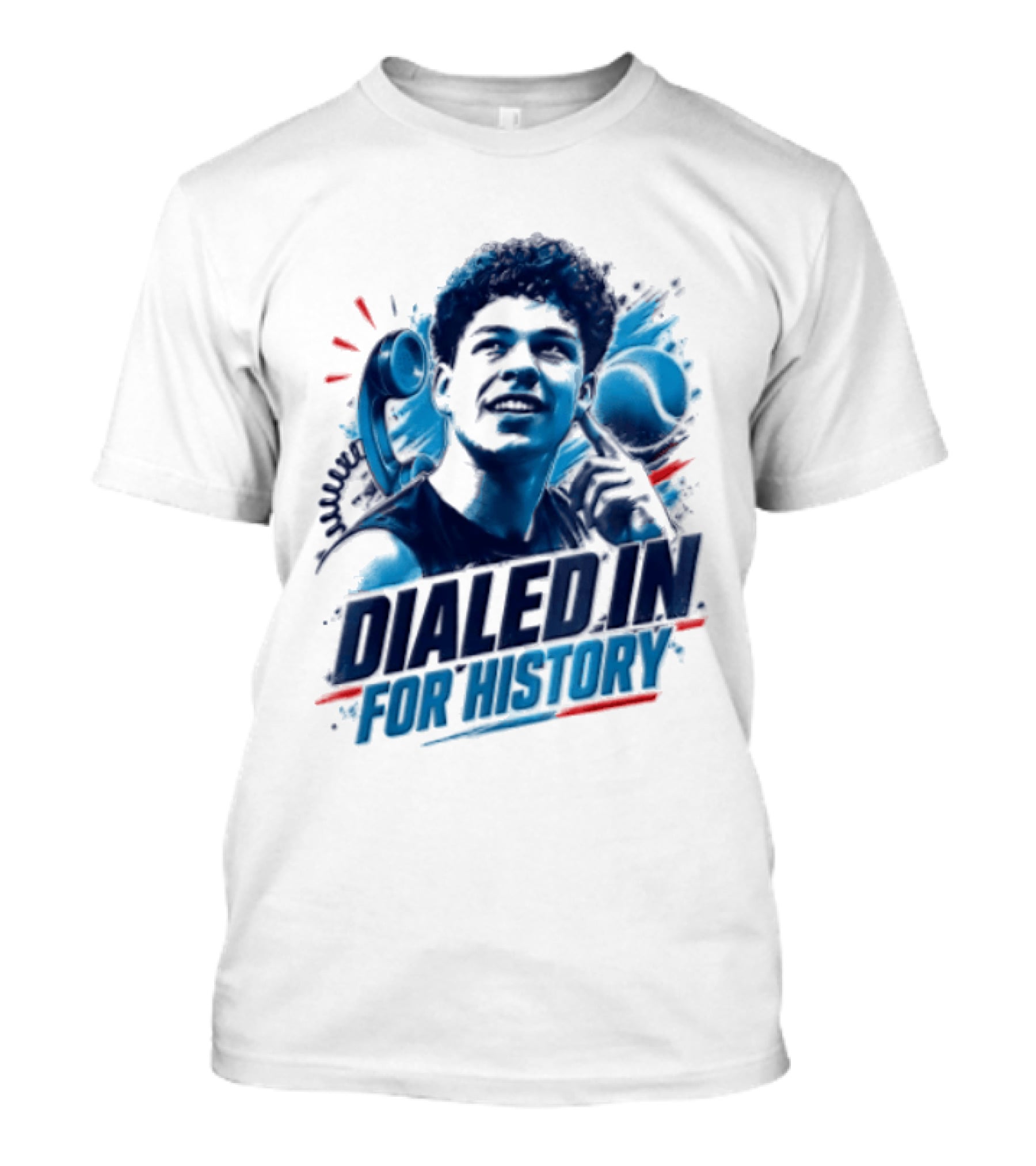 Ben Shelton Dialed In For History Tennis US Open T-Shirt