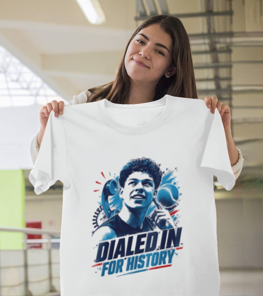 Ben Shelton Dialed In For History Tennis US Open T-Shirt
