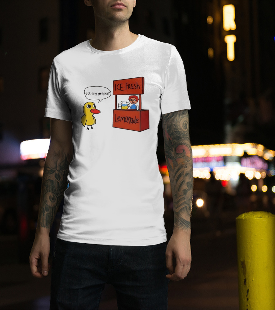 Got Any Grapes Duck Ice Fresh Lemonade Stand T-Shirt