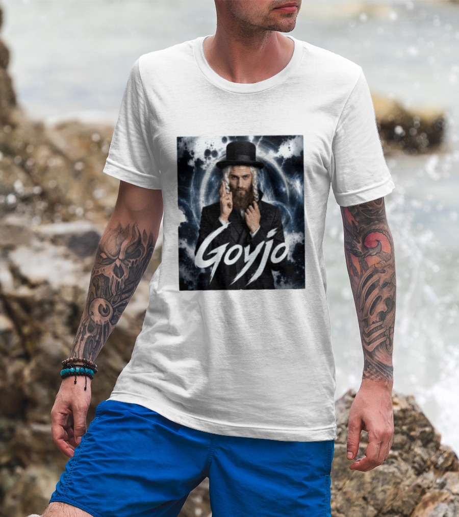 Goyjo Hasidic Top Hat Peys Mysterious Aura T-Shirt