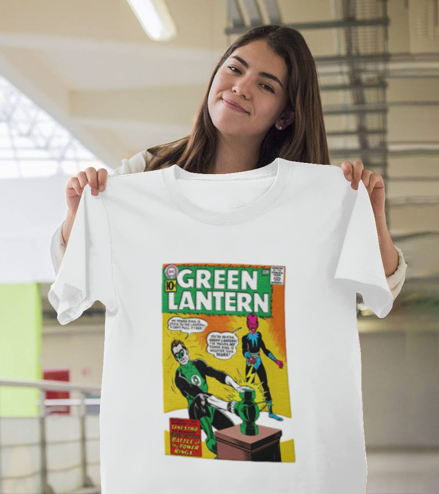 Green Lantern Sinestro Battle Of The Power Rings Comic Cover DC Comics T-Shirt
