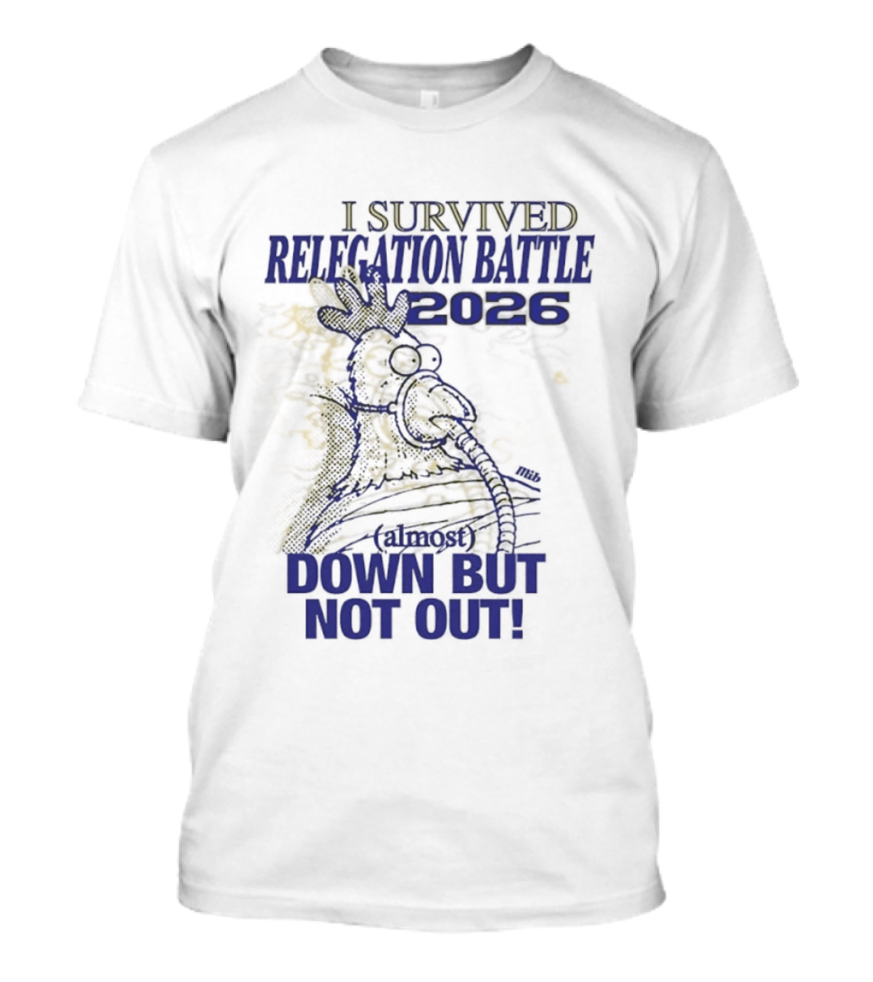 I Survived Relegation Battle 2026 Down But Not Out Rooster Champion T-Shirt
