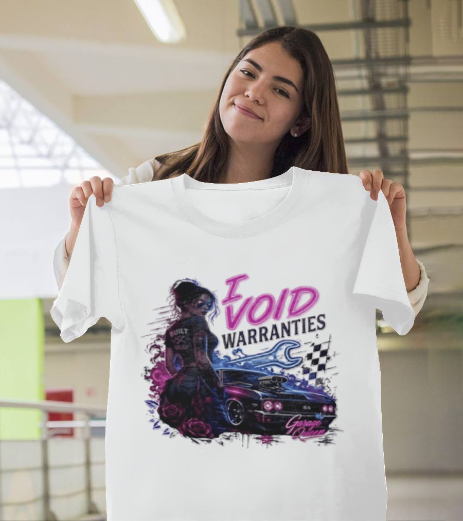 I Void Warranties Garage Queen Car Mechanic T-Shirt