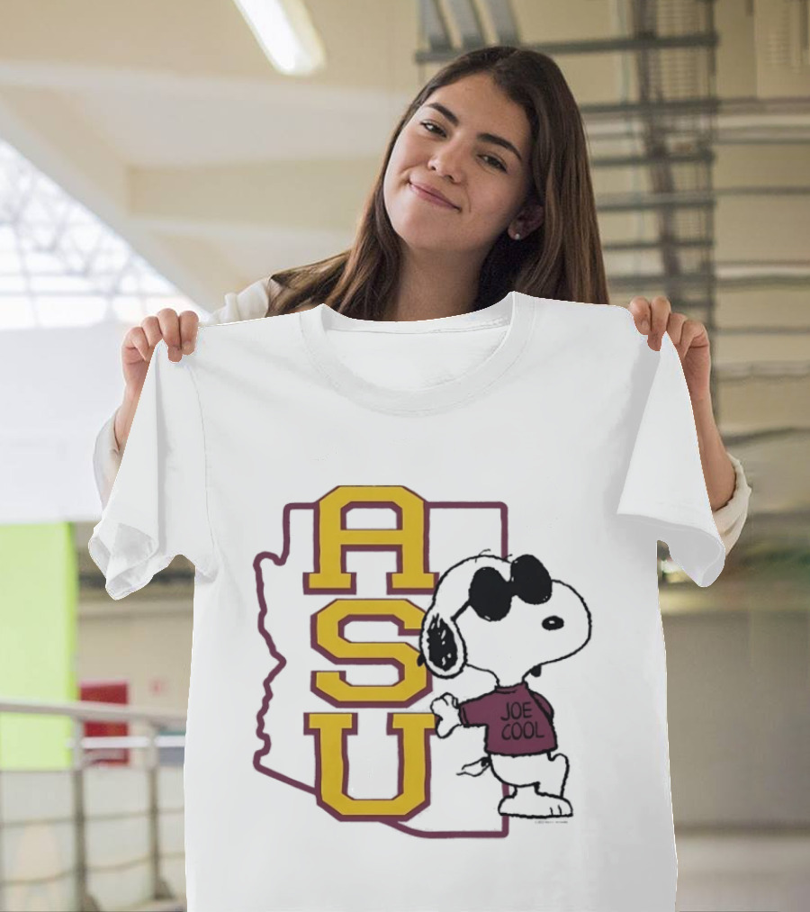ASU Joe Cool Snoopy Arizona State University T-Shirt