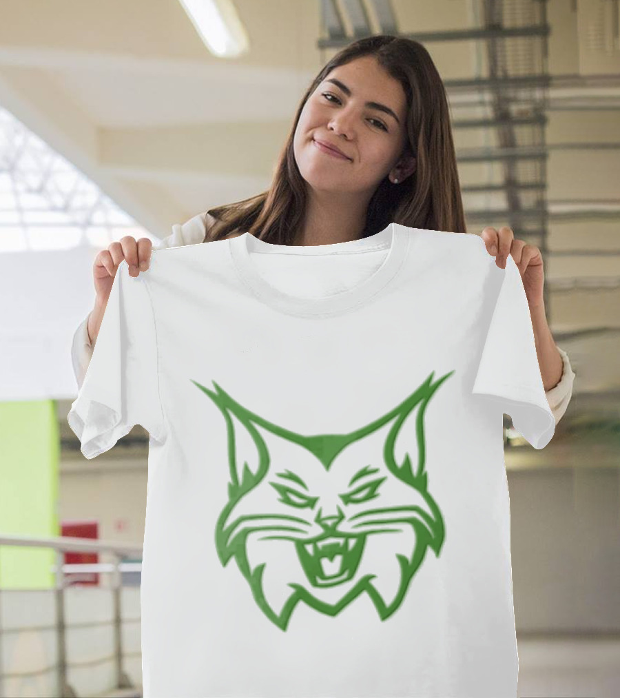 Kentucky Wildcats NCAA Green Snarling Cat Head T-Shirt