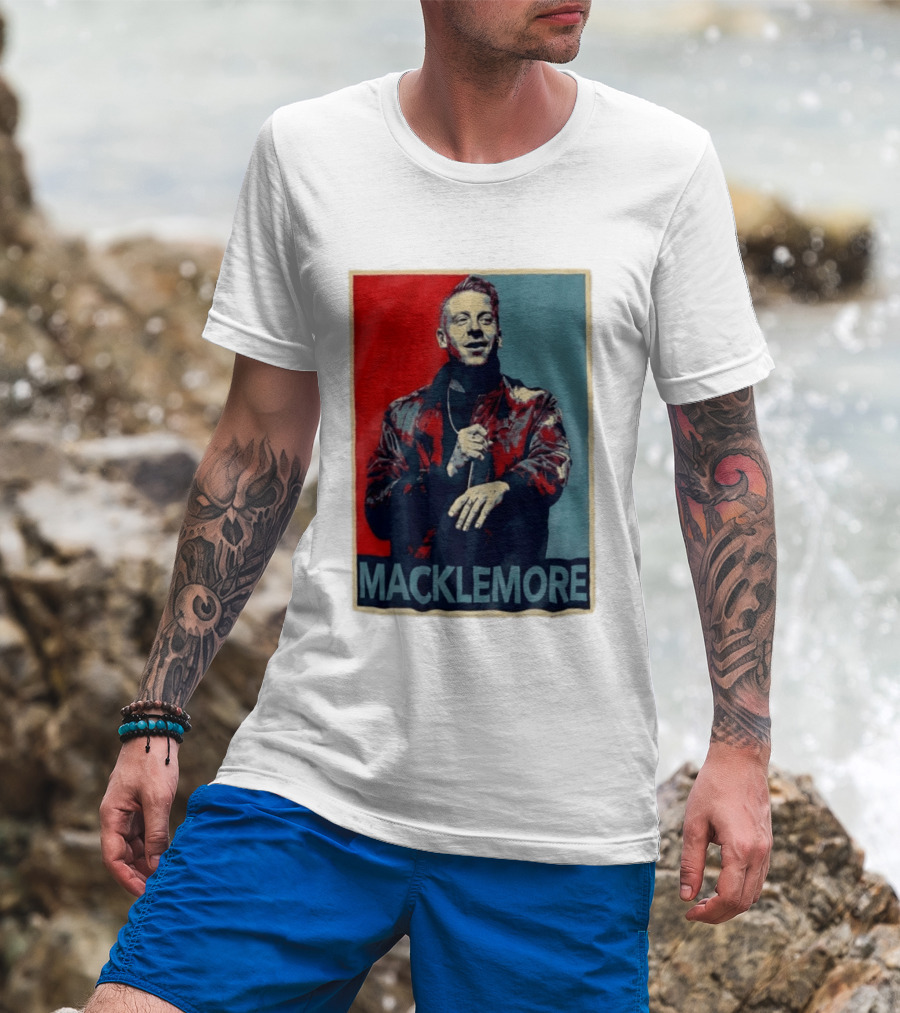 Macklemore Music Icon Red Blue T-Shirt