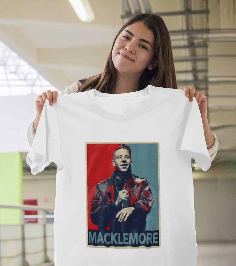 Macklemore Music Icon Red Blue T-Shirt