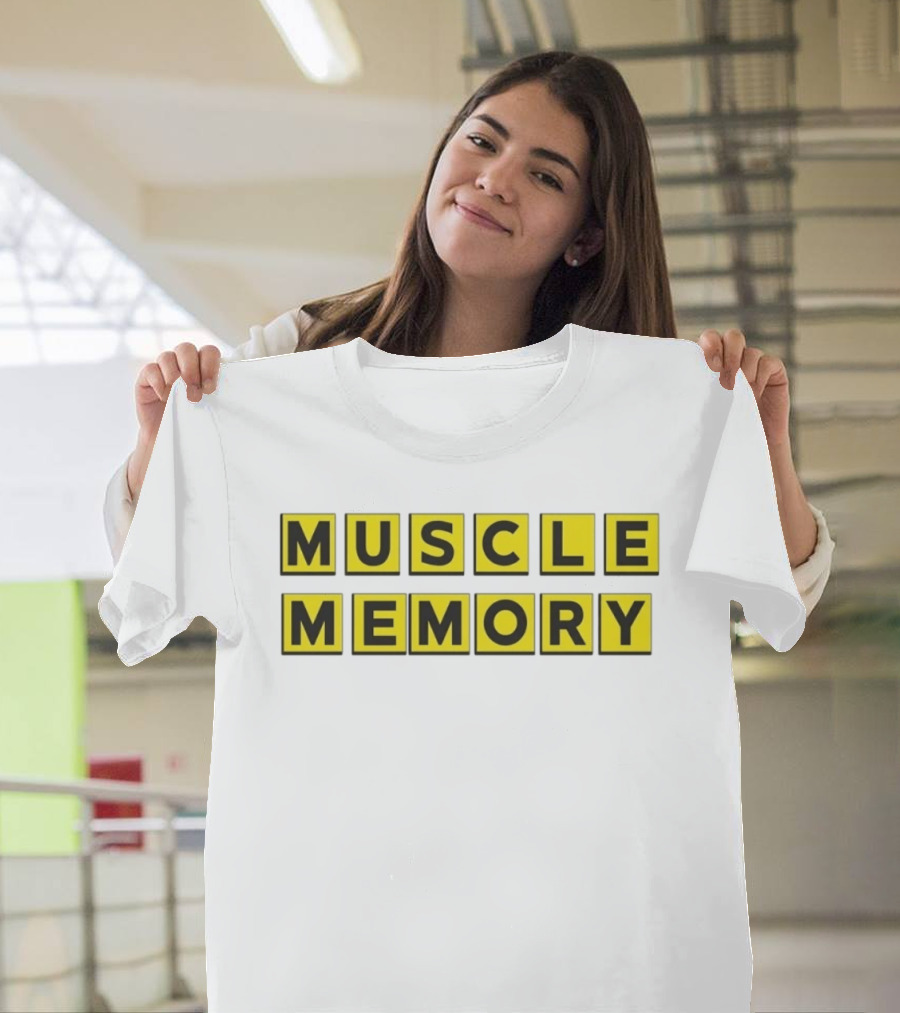 Muscle Memory Fitness Gym Workout Bodybuilding Motivation T-Shirt