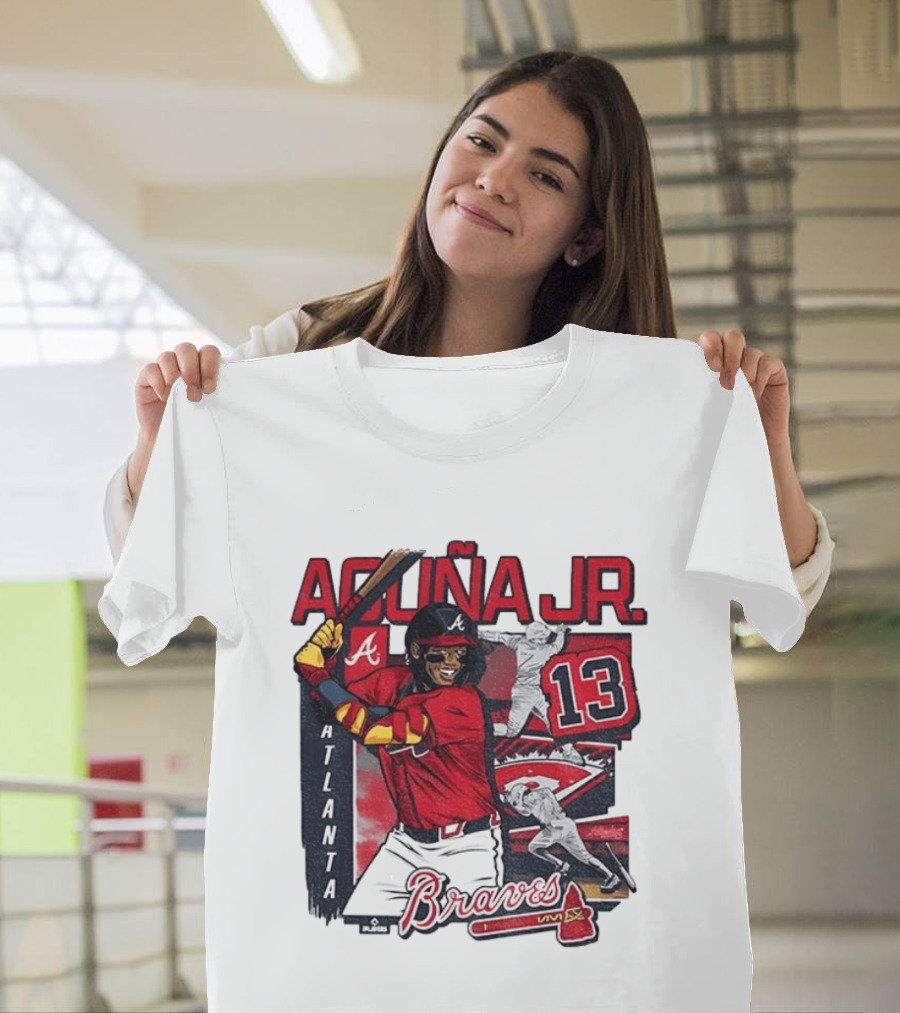 Acuña Jr. Atlanta Braves 13 Baseball Player MLB T-Shirt
