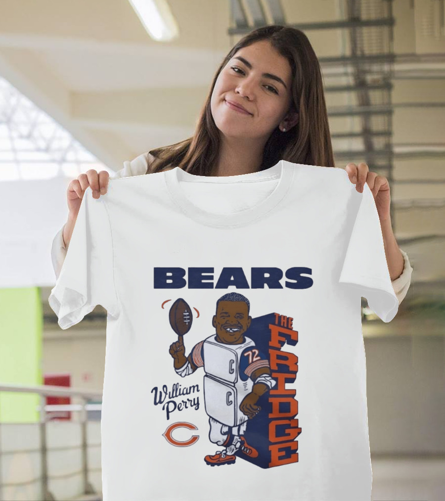 Chicago Bears William Perry The Fridge 72 Football T-Shirt
