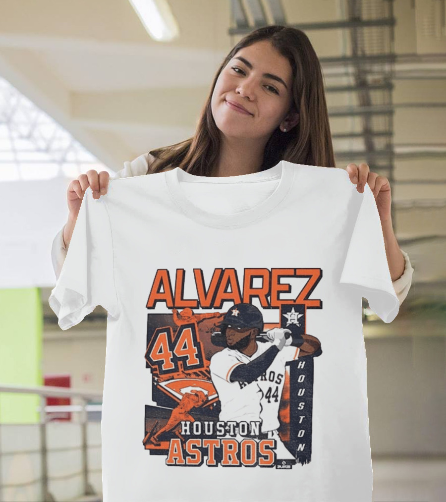 Yordan Alvarez 44 Houston Astros Player Edition MLB T-Shirt