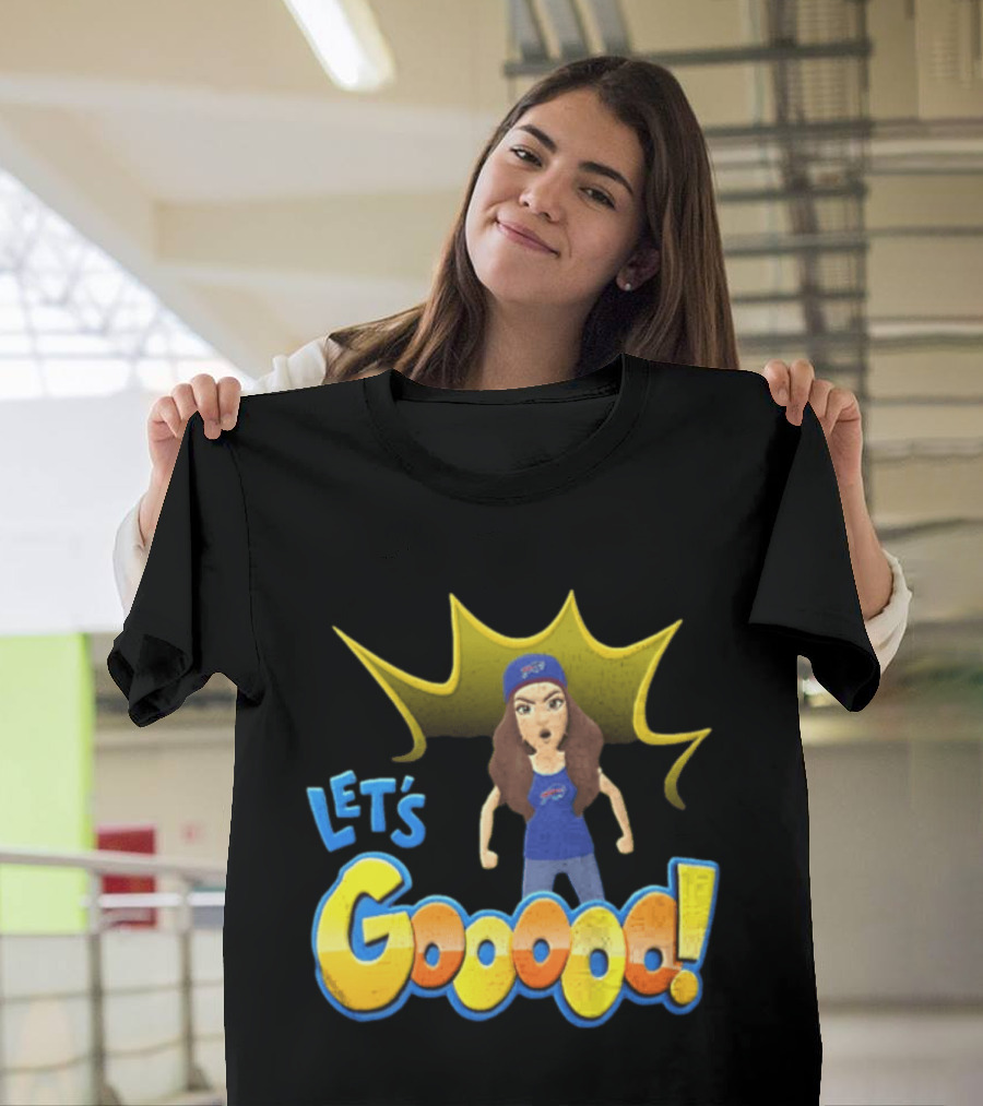 Buffalo Bills Let's Gooooo Football Enthusiast Team Spirit T-Shirt