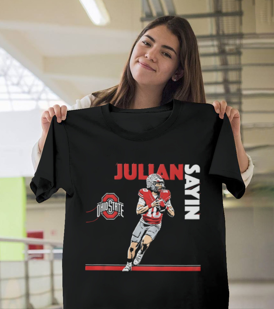 Ohio State Buckeyes Football 2026 Julian Sayin Neon Nights T-Shirt