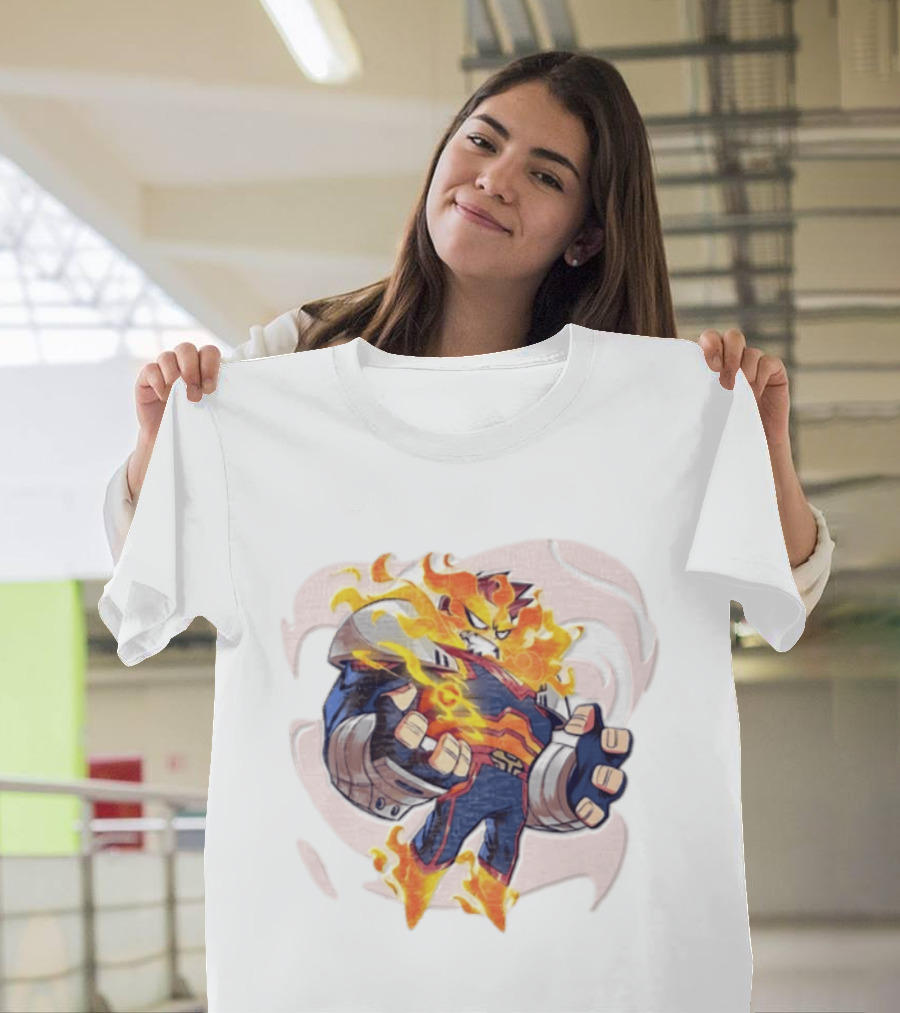 Endeavor My Hero Academia Fiery Flame T-Shirt