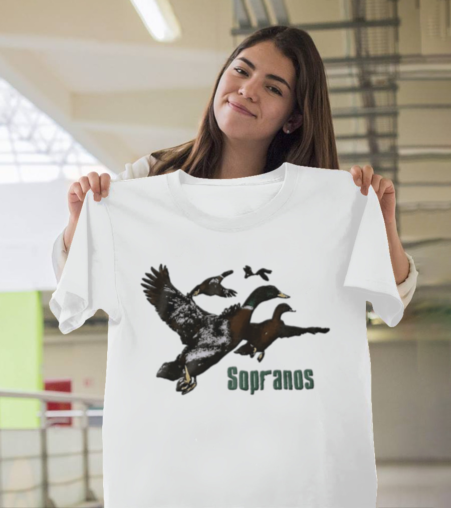 Sopranos Ducks Flying Scene Iconic TV Show Moment T-Shirt