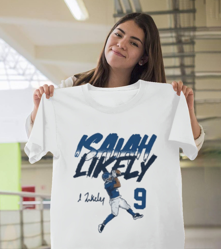 Isaiah Likely Catch Pose 9 New York Giants T-Shirt