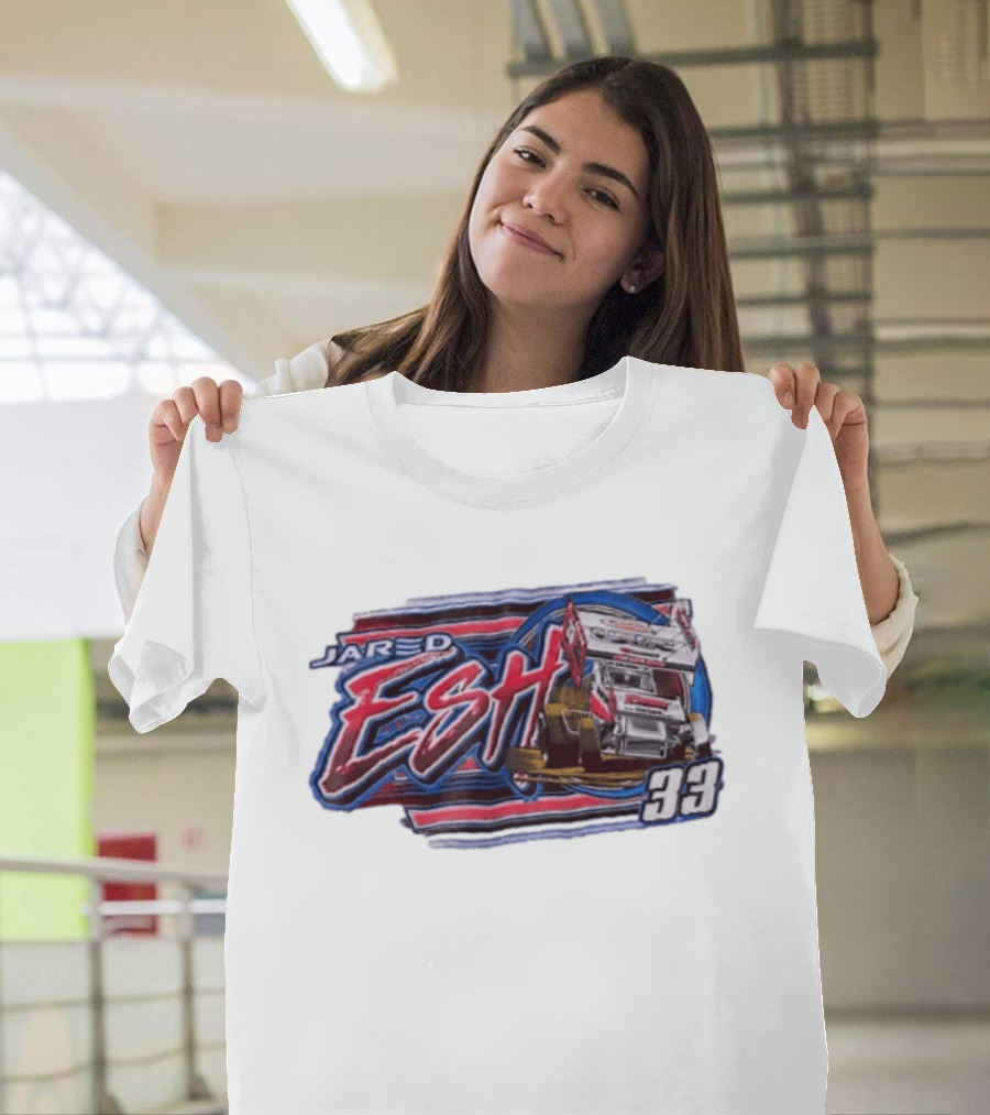 Jared Esh 33 Sprint Car Racing Ezra's Point Competition T-Shirt