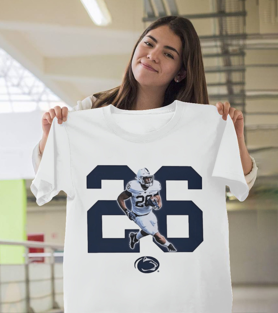 Penn State Nittany Lions Saquon Barkley Number 26 Football Player T-Shirt