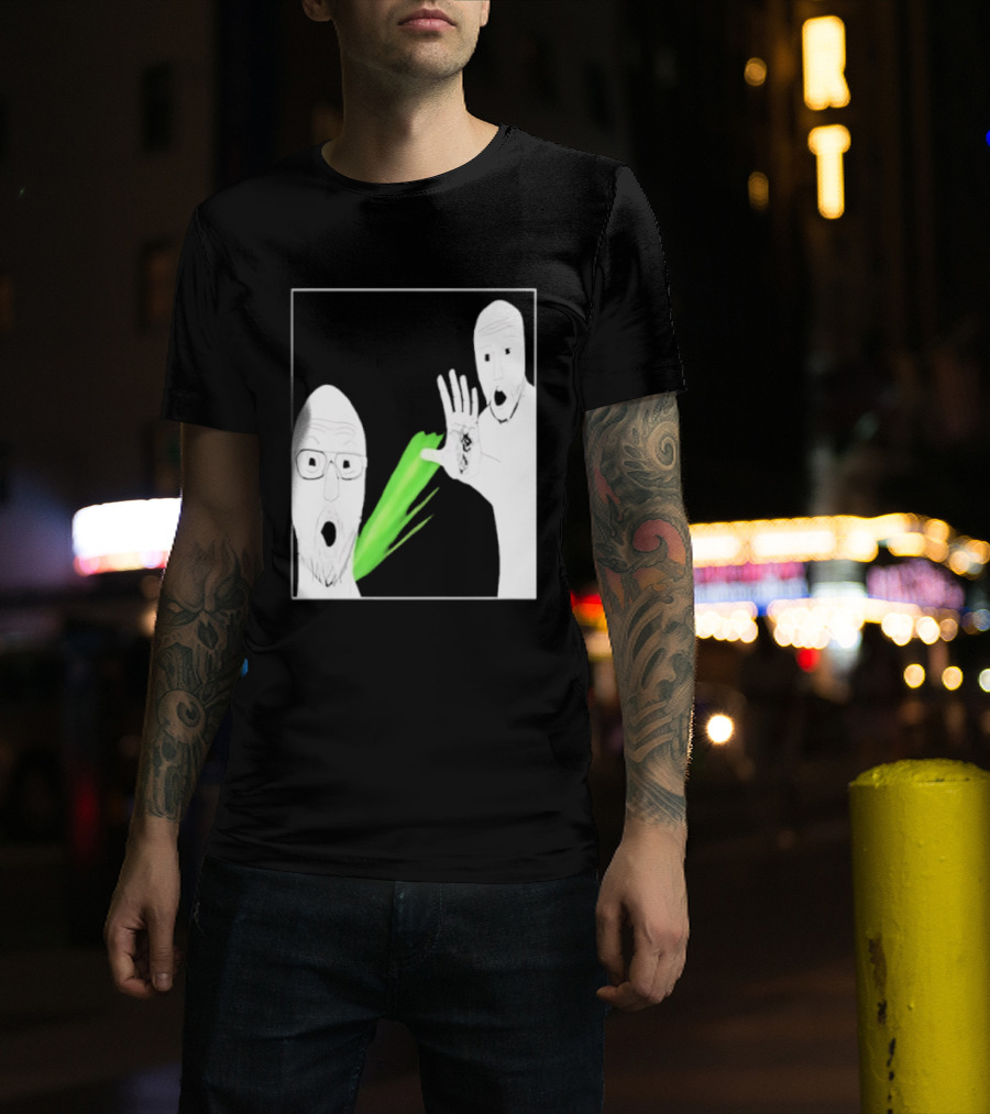 Soyjak Pointing Meme Wholesome Internet Reaction T-Shirt