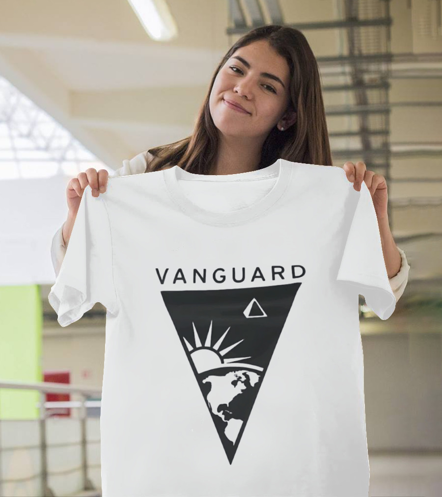 Vanguard Earth Sun Triangle Minimalist Earth Sun T-Shirt