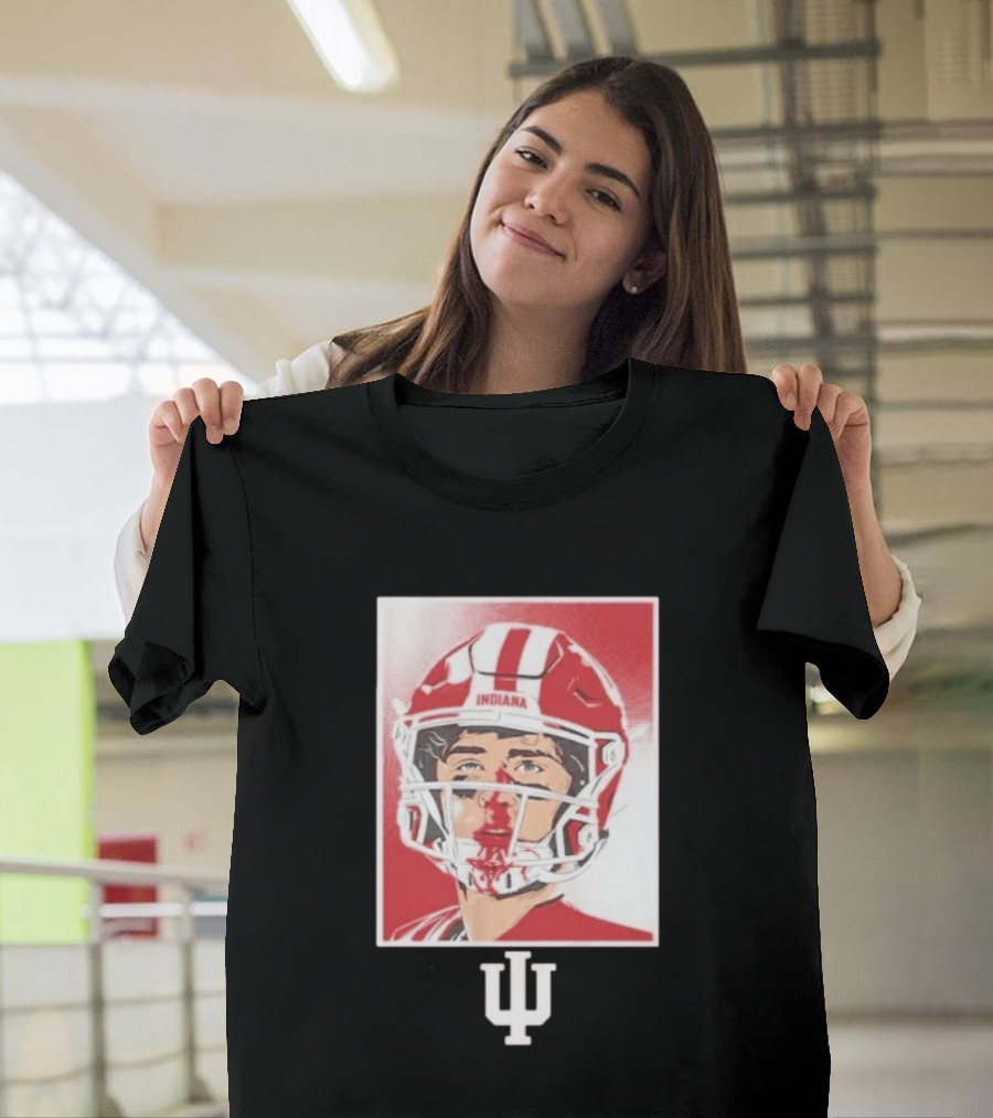 Josh Hoover Indiana Hoosiers Football Bloody Face T-Shirt