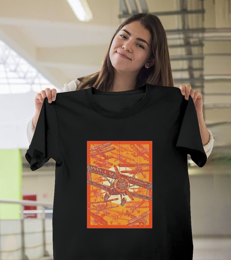 Biplane Airshow Eugene And Austin Adventure T-Shirt