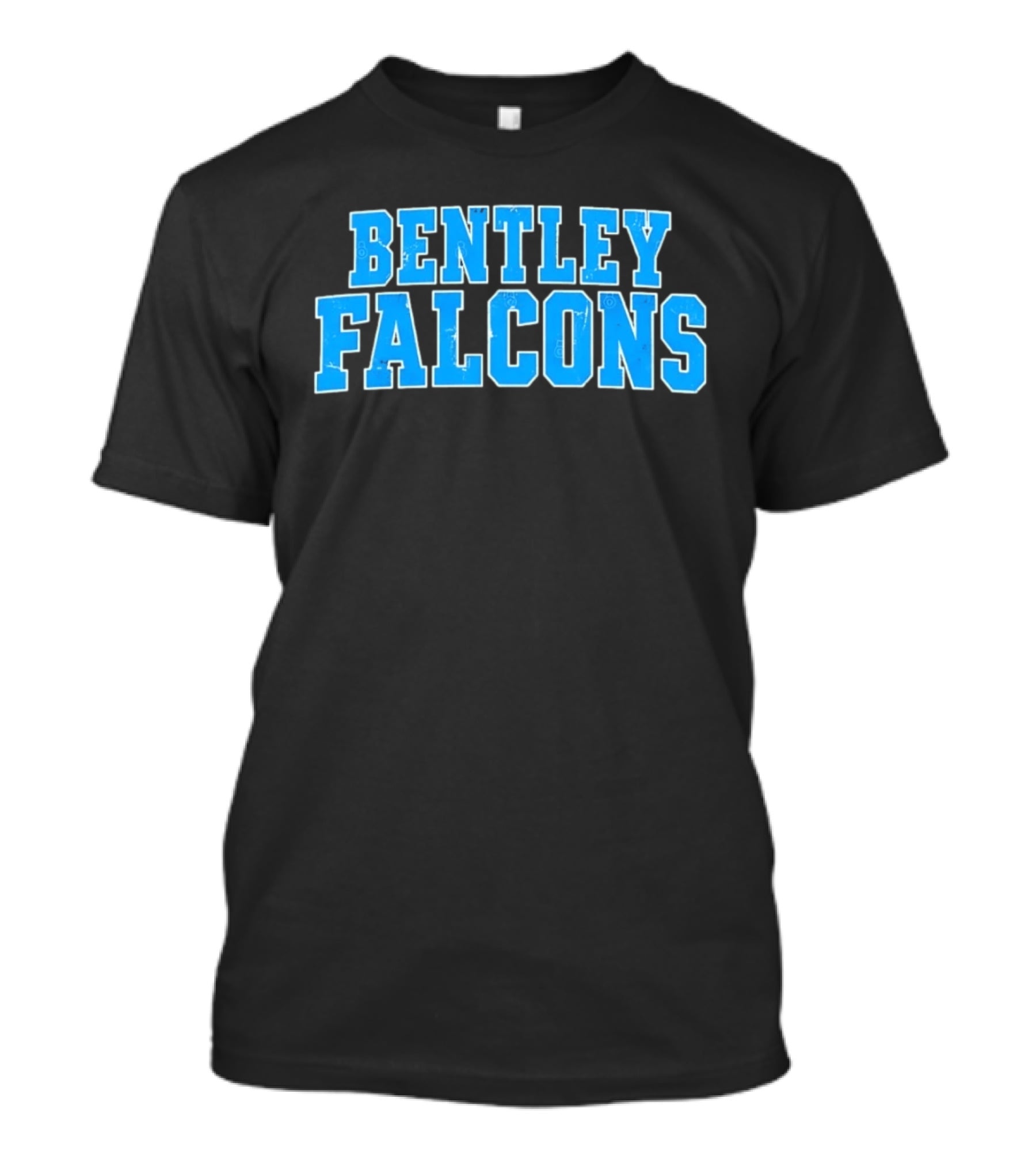 Bentley Falcons Distressed NCAA College Sports T-Shirt